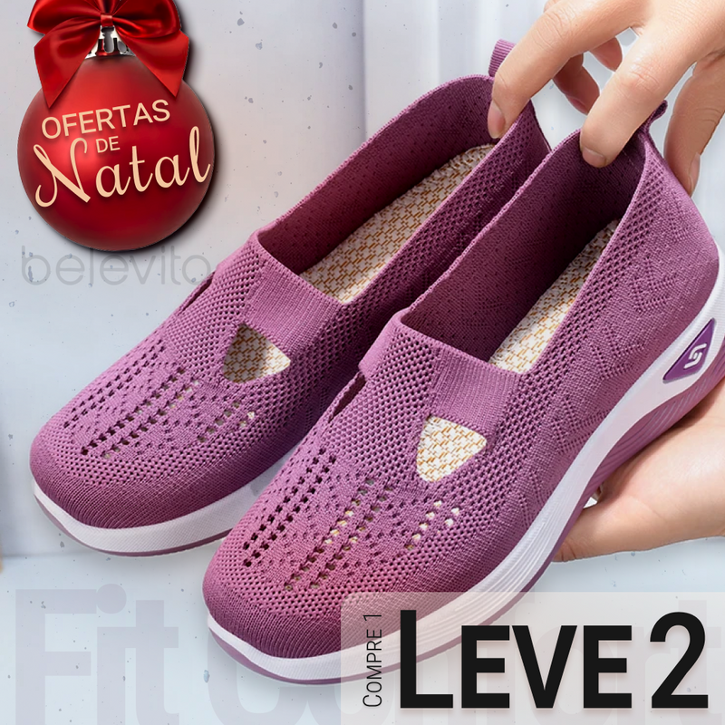 Tênis Ortopédico Feminino Fit Confort | PAGUE 1 LEVE 2