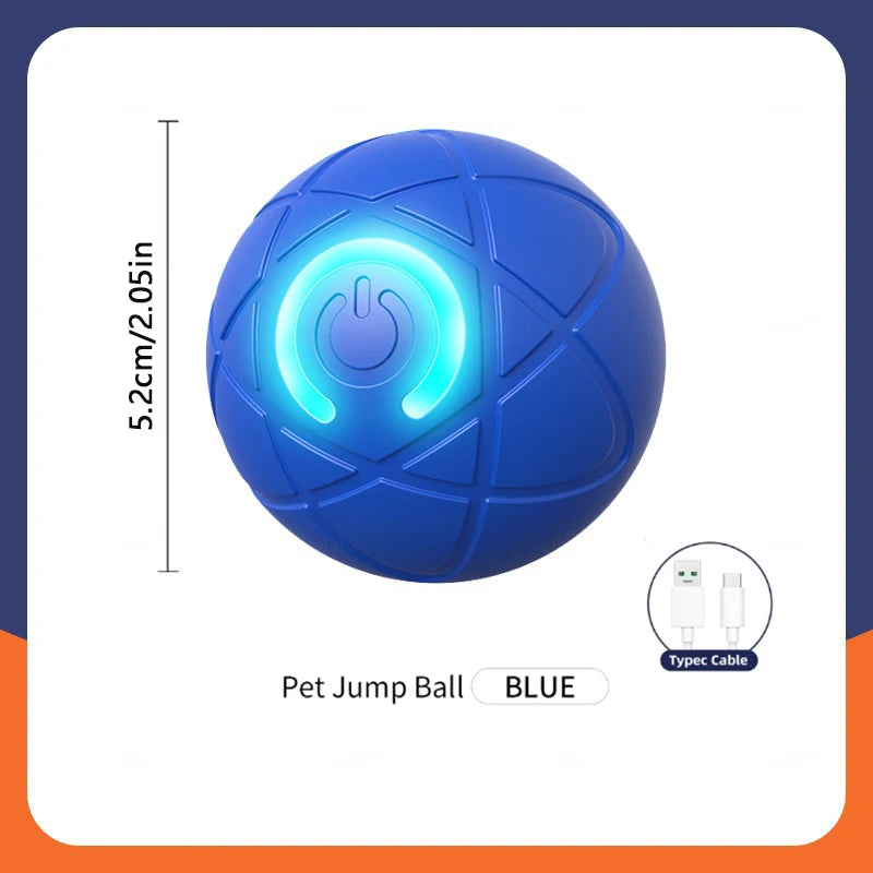 Smart Dog Toy Ball Electronic Interactive Pet Toy Moving Ball USB Automatic Moving Bouncing for Puppy Birthday Gift Cat Products