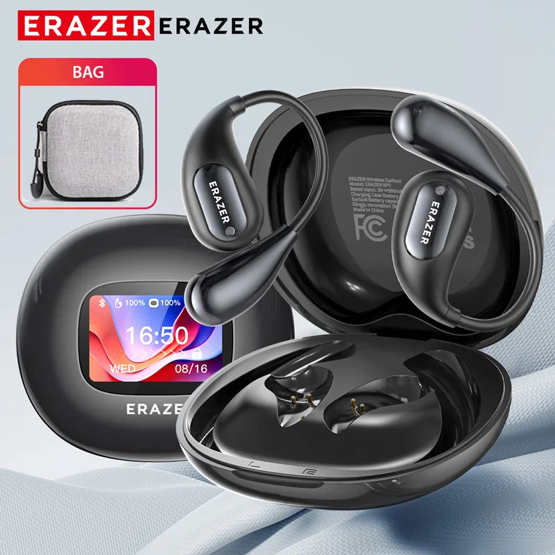 [AI Earphone] Bluetooth Earphones ERAZER XP7 Wireless Headphones ASMR Headset Equalizer APP AI Translator Earbuds Lightweight