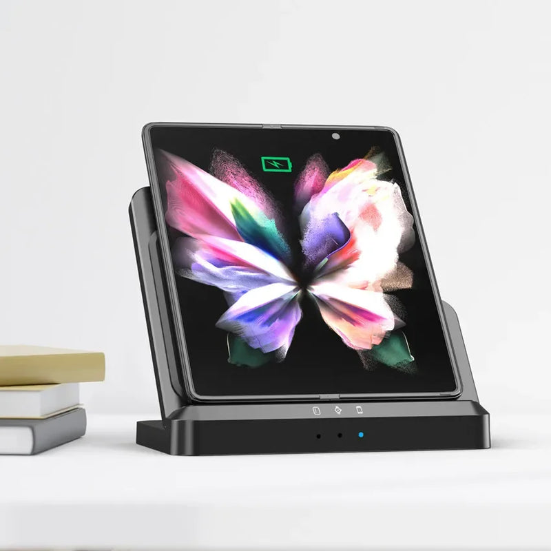 100W 3 in 1 Wireless Charger Stand For Samsung Fold 4 3 S22 Untra Galaxy Watch 5 4 3 Active 2/1 Buds Fast Charging Dock Station