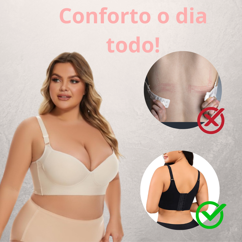 PROMOÇÃO POR TEMPO LIMITADO 🔥 - Kit 4 Sutiãs Becca Push-Up Modelador